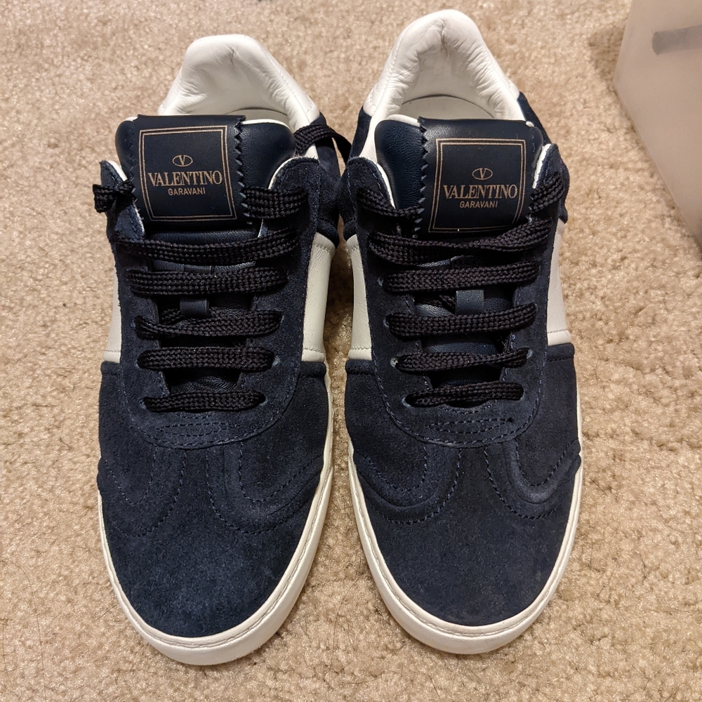 Valentino blue suede sneakers 35